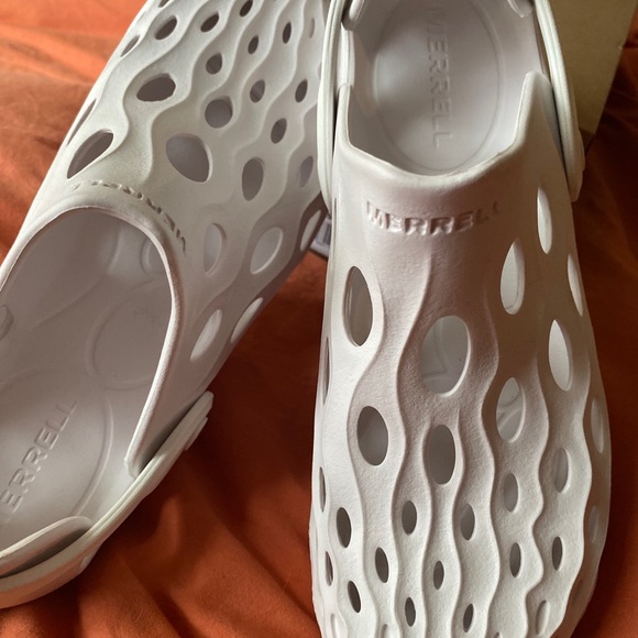 NWB Womens 8.5 Merrell White Hydromocs - Picture 6 of 13